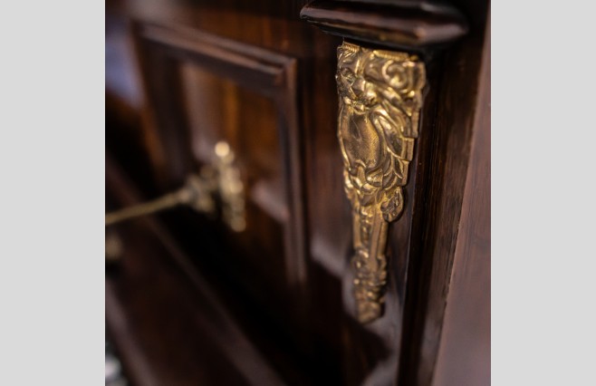 Used Hugo Thieme Mahogany Upright Piano Sold As Seen Bargain - Image 10